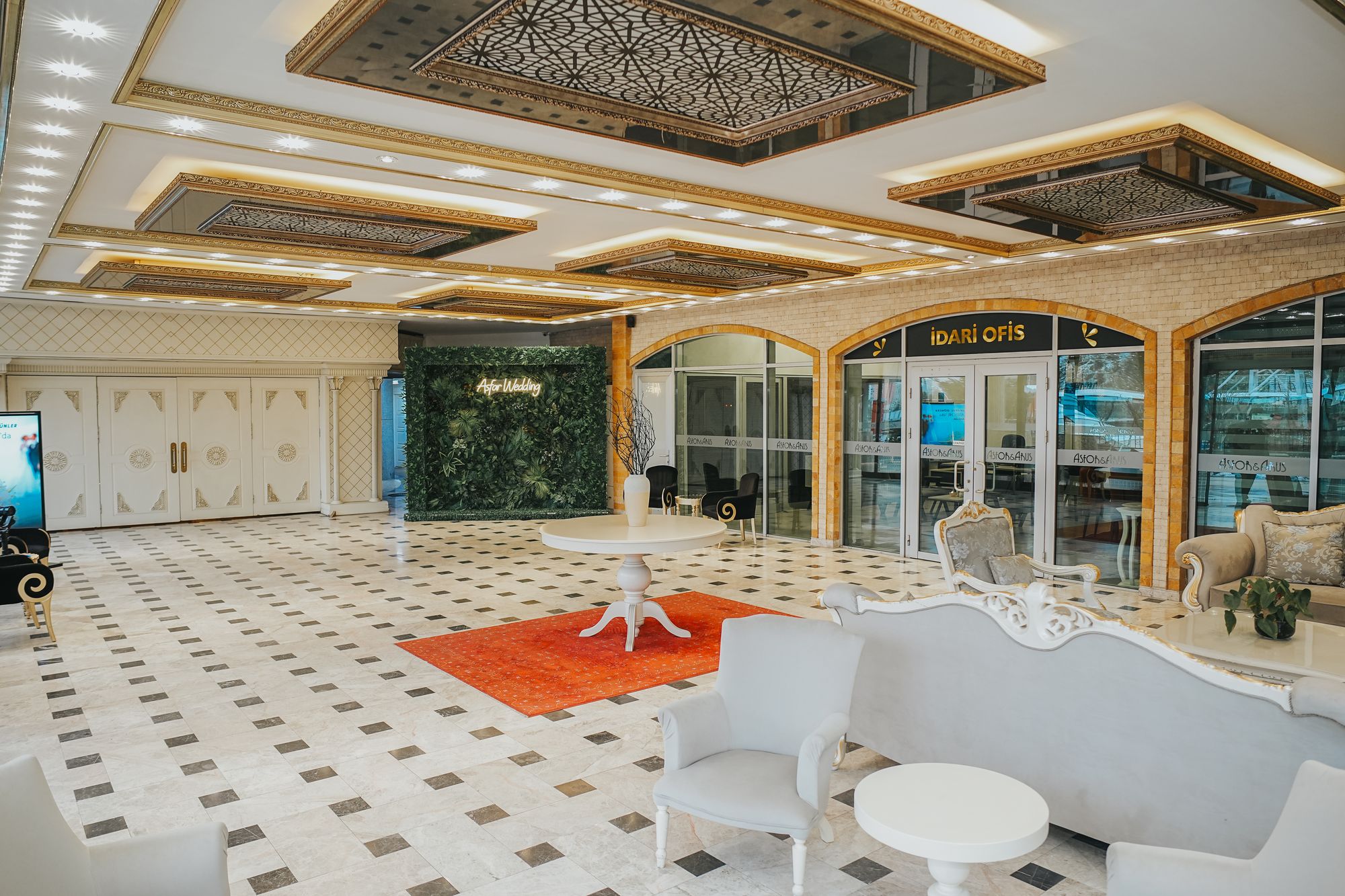 Asfor Balo Salonu tüm salon panoramik görünümü